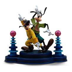 Brilla con fuerza la energía noventera de uno de los momentos más memorables de la animación Disney: Goofy y Max irrumpen en escena con esta estatua Art Scale 1/10 de 24 centímetros de alto