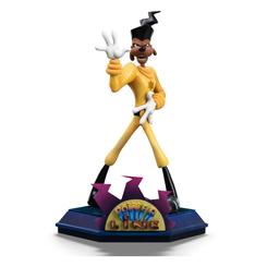 Luces encendidas, energía desbordante y una pose que hizo historia: Powerline llega para quedarse con esta estatua Art Scale 1/10 de 24 centímetros de alto, una joya vibrante directamente sacada del clímax de A Goofy Movie.