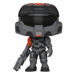 Figura Spartan Mark VII w/Shock Rifle realizada en vinilo perteneciente a la línea Pop! de Funko. La figura tiene una altura aproximada de 9 cm., y está basada en Halo. 