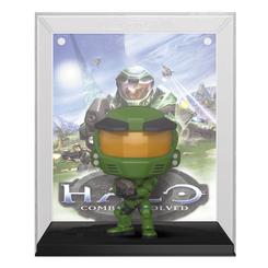 Figura Master Chief realizada en vinilo perteneciente a la línea Pop! de Funko. La figura tiene una altura aproximada de 9 cm., y está basada en Halo.  La línea de figuras POP! Vinyl 