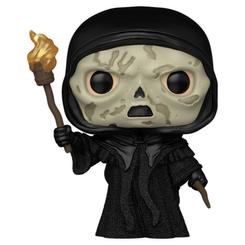 Una capucha negra, una máscara pálida y una llama levantada bastan para cambiar el tono de toda una vitrina. El Funko POP Harry Potter Death Eater lleva al formato vinilo una de las presencias más oscuras del mundo mágico