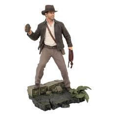 Prepárate para un emocionante viaje a través de la historia con Indiana Jones en esta impresionante estatua de la Colección Premier. Con su látigo en una mano y tres opciones de exhibición para la otra mano, esta escultura de resina de 28 cm de altura