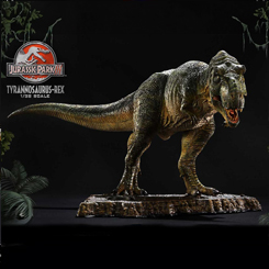 ¡Prepárate para revivir la emoción y la ferocidad de Jurassic Park III con la estatua Prime Collectibles del T-Rex a escala 1:38!

"¡Nadie se mueva ni un músculo!", advierte el Dr. Alan Grant