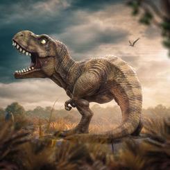 Prepárate para la emoción prehistórica con la minifigura Mini Co. PVC T-Rex Illusion de Jurassic Park. Esta figura, de la reconocida línea "Mini Co." de Iron Studios, te trae toda la majestuosidad 