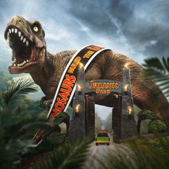 Déjate llevar por la emoción y la grandiosidad de Jurassic Park con la minifigura Mini Co. PVC T-Rex Illusion Deluxe. Esta impresionante figura, parte de la línea "Mini Co." de Iron Studios, te transportará directamente a la Isla Nublar