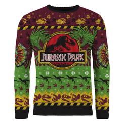 El rugido más famoso del cine invade la Navidad con la sudadera navideña Jurassic Park Happy Rexmas. Su diseño convierte el clásico jersey festivo en una declaración visual llena de dinosaurios, vegetación tropical y referencias reconocibles a la película
