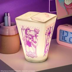 La lámpara ramen KPop Demon Hunters parece encendida por el propio ritmo visual de la serie, con ese punto pop, nocturno y descarado que la hace reconocible al instante. Esta KPop Demon Hunters Light Ramen de 16 cm transforma un cuenco de ramyeon