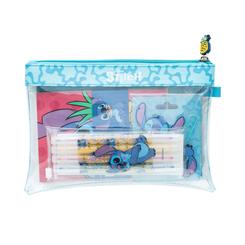 Descubre el encantador Kit de Papelería Disney Stitch Tropical, ¡la combinación perfecta de diversión y funcionalidad en un solo paquete! Este completo set incluye todo lo que necesitas para darle un toque mágico a tus tareas diarias.