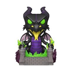 Déjate cautivar por la magia de La Bella Durmiente con la figura POP! Deluxe Vinyl de Maleficent on Bridge. Esta impresionante figura de vinilo, perteneciente a la línea 'POP!'