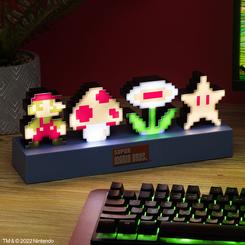 Imagina traer toda la emoción y la nostalgia de Super Mario Bros a tu espacio con esta increíble lámpara de juego. Con dimensiones de 12 x 30 cm, esta pieza no solo iluminará tu habitación,