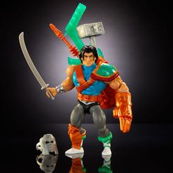 Adéntrate en una emocionante colaboración entre dos universos legendarios con las figuras de la colección MOTU x TMNT: Turtles of Grayskull. Prepárate para la acción con la figura articulada de Casey Jones