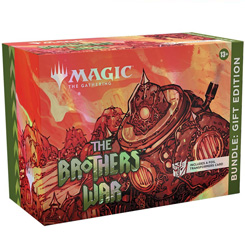 Celebra La Guerra de los Hermanos con un Bundle de lujo hasta arriba de accesorios exclusivos y cartas que llevarán a los fans de vuelta a sus queridos estilos e historias del Magic de los 90. 