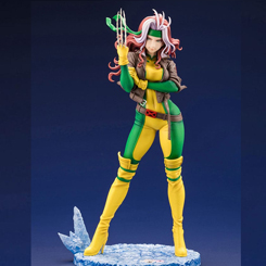 ¡Descubre el poder imparable de Rogue con la estatua Marvel Bishoujo PVC 1/7 Rogue Rebirth! Esta cautivadora figura captura a Rogue, miembro de los X-Men, en un adorable atuendo y peinado retro de los años 90.
