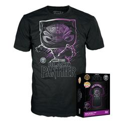 Camiseta Black Panther basada en el personaje de Marvel. Disfruta con esta camiseta de Black Panther al estilo Funko Pop. La camiseta está realizada en 100% Algodón. 