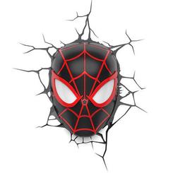 Producto oficial licenciado de ´Spider-Man Miles Morales´ Disfruta con esta lámpara decorativa 3D de Spider-Man Miles Morales. Cuenta con un interruptor de encendido/apagado fácil 