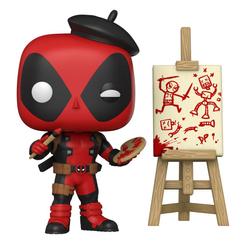Figura Deadpool realizada en vinilo perteneciente a la línea Pop! de Funko. La figura tiene una altura aproximada de 9 cm., y está basada en Deadpool. La línea de figuras POP! Vinyl 