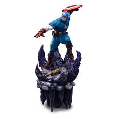 Testigo de la batalla cósmica, Iron Studios presenta al Centinela de la Libertad en una nueva estatua de Marvel Deluxe BDS Art Scale 1/10 Captain America, ¡listo para la acción!