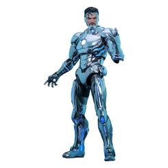 Ambición tecnológica con filo moral. Superior Iron Man – Diecast Masterpiece (escala 1/6, 32 cm) de Hot Toys / Sideshow viste una armadura die-cast con acabado metálico plateado