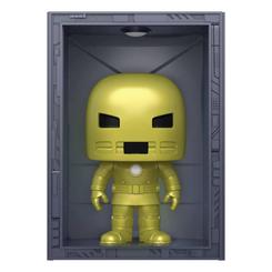 Figura de Iron Man Model 1 realizada en vinilo perteneciente a la línea Pop! de Funko. La figura tiene una altura aproximada de 9 cm., y está realizada para Iron Man.