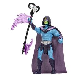 Figura Skeletor Masters of the Universe 2026. No necesita levantar la voz para dominar la escena: basta su silueta, su bastón y esa energía oscura que convierte una figura de 14 cm en una presencia imposible de ignorar