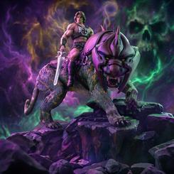 La estatua He-Man y Battle Cat Masters of the Universe impone antes de que la mirada llegue al rostro del héroe. Esta pieza coleccionable en escala 1/10 concentra fuerza, movimiento y nostalgia en una composición pensada para ocupar un lugar protagonista.