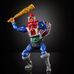 Descubre el poder y la aventura con la figura Masters of the Universe: New Eternia Masterverse de Mekaneck, que se erige con una altura de 18 cm. Esta figura articulada es una joya de la línea "Masterverse