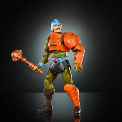 ¡La leyenda de Eternia sigue viva con la figura de acción Man-At-Arms de la serie "Masterverse" de Mattel! Esta figura altamente articulada y totalmente posable te permitirá llevar la emoción de "Masters of the Universe" a un nivel completamente nuevo.