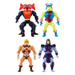 ¡Los héroes y villanos de "Masters of the Universe" están de vuelta en la serie "Origins" de Mattel con su último surtido de figuras de acción! Este surtido de 4 figuras altamente articuladas y completamente posables de 14 cm