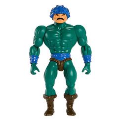 ¡Llegó la hora de enfrentar a las fuerzas del mal con el valiente Serpent Claw Man-At-Arms de la serie "Masters of the Universe Origins" de Mattel! Esta figura de acción altamente articulada mide unos 14 cm de altura