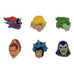 Pack de 6 pins oficiales de He-Man, Skeletor, Battle Cat, Teela, Orko y Evil-Lyn. Disfruta del día a día con estos pins con todo el poder de Grayskull. Masters of the Universe