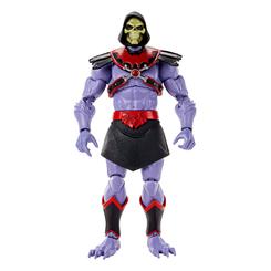 ¡La batalla por Eternia continúa con la figura de acción de Horde Skeletor de la serie "Masters of the Universe: Revelation" de Mattel! Esta figura de acción de 18 cm de altura es altamente articulada, lo que te permitirá recrear todas las épicas 
