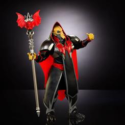 Adéntrate en la revolución de Masters of the Universe con la figura articulada de Emperor Hordak de la línea "Masterverse". Con una estatura aproximada de 18 cm y acompañado de accesorios