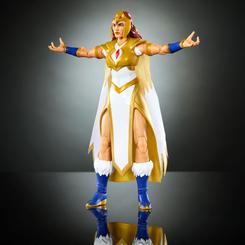 ¡Prepárate para enfrentar el mal en Eternia con la figura de acción Sorceress Teela de la serie "Masterverse" de Mattel! Esta figura altamente articulada y completamente posable te permitirá unirte a la lucha 