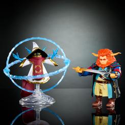 ¡Desata el poder de Eternia con el set de figuras de acción Gwildor y Orko del paquete 2-Pack de Masters of the Universe: Revolution Masterverse! Desde la aclamada serie Masterverse de Mattel, estas figuras altamente articuladas 