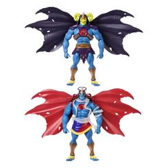 El universo de Masters of the Universe se fusiona con el de Thunderbirds para dar vida a Skell-Ra, una figura de acción deluxe que no pasa desapercibida. Con una altura aproximada de 14 centímetros