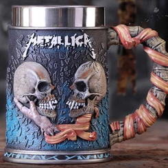 Impresionante jarra de Metallica en exhibición en todo momento con esta jarra con licencia oficial de Metallica Sad But True. La inspiración para la pieza proviene de la obra de arte Sad but True