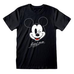 ¿Buscas una camiseta divertida y llena de energía? ¡Mira nuestra camiseta oficial de Mickey & Friends con Mickey guiñando un ojo! Esta camiseta de alta calidad, realizada en algodón 100%, es perfecta para los amantes de Disney 