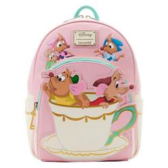 Mini Mochila Gus y Jack basado en La Cenicienta. Las mini mochilas de Loungefly son el accesorio necesario para darle ese toque especial a tu look de cada día. Están diseñadas con los personajes 