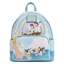 ¡Sumérgete en el mundo mágico de La Sirenita con esta Mini Mochila de Loungefly! Con los divertidos personajes de los tritones, esta mochila es perfecta para cualquier fan de la película. Con un tamaño compacto de 22,86 x 11,43 x 26,67 cm