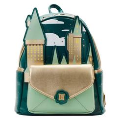 Preciosa y divertida mini mochila del Castillo de Hogwarts basado en la famosa saga de Harry Potter. Perfecto para pasar un día mágico y cuqui. Esta preciosa pieza de coleccionista está realizado en Cuero PU y poliéster,