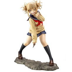 ¡Del exitoso anime My Hero Academia, Himiko Toga se une a la alineación de Kotobukiya como una figura a escala! A primera vista, se ve como una chica normal de secundaria mientras está de pie