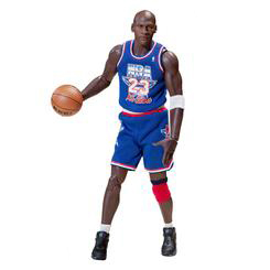 ¡De la línea 'NBA Collection' de Enterbays llega esta increíble figura de Michael Jordan! Características: - Colaboración Enterbay x StockX, que incluye certificado de autenticidad, número de serie individual, limitado a 1500