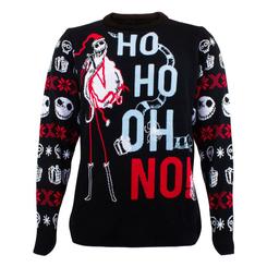 Precioso jersey de Navidad de Jack Skellington basado en la película de Nightmare Before Christmas. Este simpático suéter está realizado en 100% acrílico. Pon un toque