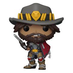 Figura de Cassidy realizada en vinilo perteneciente a la línea Pop! de Funko. La figura tiene una altura aproximada de 9 cm., y está realizada para Overwatch. La línea de figuras POP! 