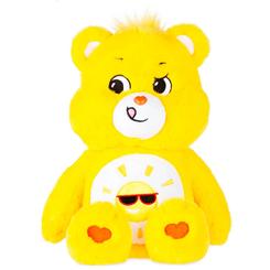 Irradia buen humor en cada abrazo con el peluche Graciosito de los Osos Amorosos, un compañero de 35 cm que despierta sonrisas gracias a su vibrante pelaje amarillo y su divertida expresión guiñando un ojo. 