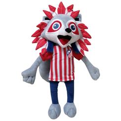 El Peluche Indi Atlético de Madrid 35 cm es una pieza pensada para aportar ternura, color y sentimiento rojiblanco en cualquier espacio. Con un tamaño de 35 cm, resulta muy cómodo tanto para decorar una habitación