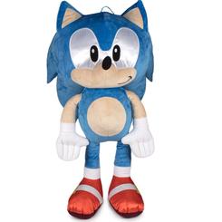 La velocidad más icónica de los videojuegos llega en formato gigante para dominar cualquier habitación: el Peluche Sonic soft de 70 cm convierte a Sonic en una pieza protagonista, perfecta para decoración gamer