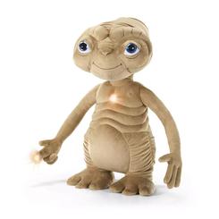 2022 marca el 40 aniversario de nuestra película clásica favorita, E.T. El extraterrestre (1982). Celebralo con este E.T. Peluche interactivo. Fabricado con exquisito detalle y de pie en aproximadamente 35 cm.