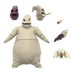 ¡A Oogie Boogie le encanta encontrar formas creativas de infundir terror en quienes lo rodean! Esta figura de Disney Tim Burton's The Nightmare Before Christmas ULTIMATES! 