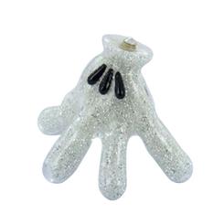Este pisapapeles transparente está adornado con cristales en forma de la mano icónica de Mickey Mouse. Con una altura de 7.5 cm y una longitud de 9 cm, este pisapapeles es el complemento perfecto